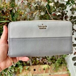 Kate Spade Two-Tone Gray Wallet